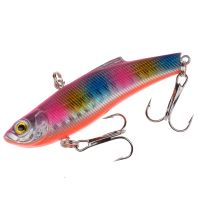 【LZ】♈●☞  1 pçs 70mm 18g japonês inverno gelo mar isca de pesca vib isca o giro mergulho jig asa wobbler manivela iscas swimbait