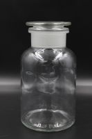 ขวดเก็บสารเคมี Reagent Bottle Wide Mouth Clear 500 ml. Qualicolor Czech