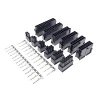 5set Micro-Fit 3.0 mm connector 2 4 6 8 10 12 14 16 18 20 22 24 Pin Plug Housing Mount Receptacle Housing Terminal Female Male Professional Audio Acce