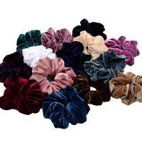 【Creative Dream Works】10ชิ้นขนาดใหญ่กำมะหยี่ Scrunchies สาวผมผูกผู้หญิงผม Elastics ผูกอุปกรณ์เสริม