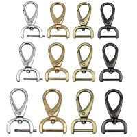 1pcs Metal 4Color Detachable Snap Hook Trigger Clips Buckles for Leather Strap Belt Keychain Webbing Pet Leash Hooks Accessories Bag Accessories