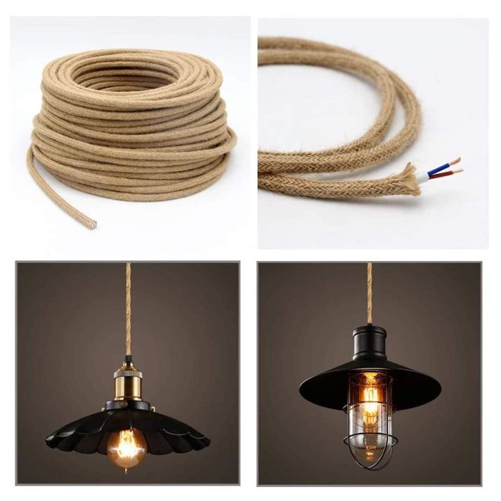 2-core-0-75mm-vintage-hemp-rope-light-copper-cord-hemp-braided-flexible-cable-electrical-wire-for-retro-lights