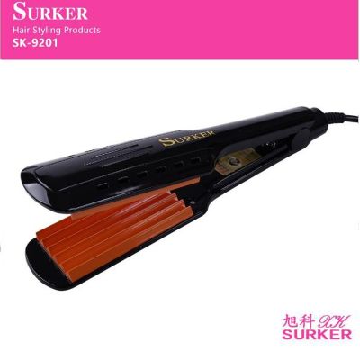 【CC】 surker hair curler SK-9201 2 1  styler ceramic negative ion corn curl iron dry/wet use