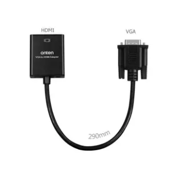 Onten otn-5138s vga to hdmi adapter with audio