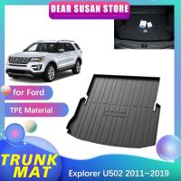 เสื่อท้ายรถแบบพิเศษสำหรับรถ Ford Explorer U502 2011 ~ 2019พรมเก็บของ TPE กันน้ำแผ่นปูพื้นอุปกรณ์ถาดซับในพื้นที่ (Kdkjjfliejuiyysk พรมปูพื้น)