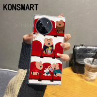 KONSMART เคสการ์ตูนยอดนิยม Realme 11 NFC / 11 4G / 11X 5G / 11 5G / C51 2023ใหม่ Ins น่ารักกันกระแทกแบบใสเคสโทรศัพท์ ReealmeC51