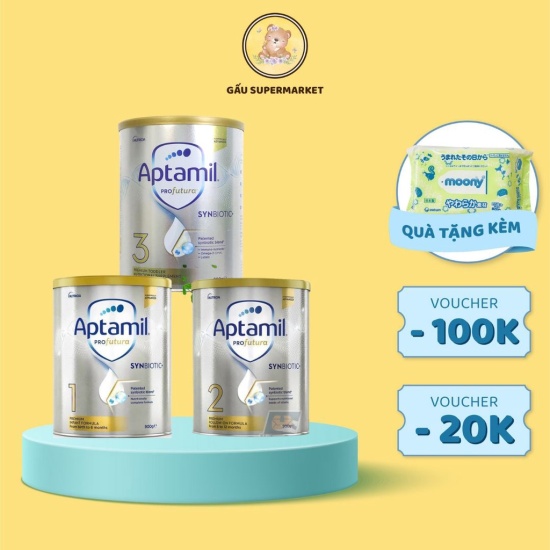Sữa bột aptamil profutura bổ sung dinh dưỡng cho bé, sữa nội địa úc - ảnh sản phẩm 1