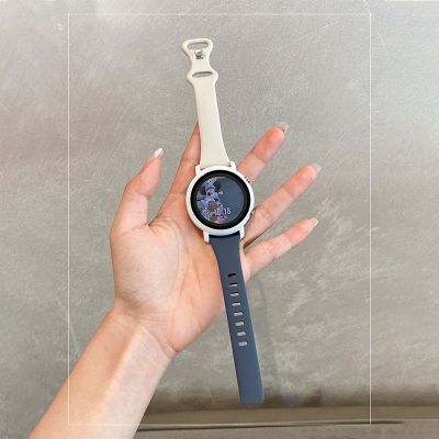 สายนาฬิกาข้อมือซิลิโคน 42 46 มม. สองสี สําหรับ Huawei gt3 gt2 watch3 pro 〖LYUE〗