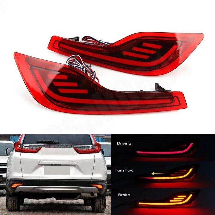 Honda CRV CRV 2017 2020 Rear Bumper LED Reflector Brake Lamp Light