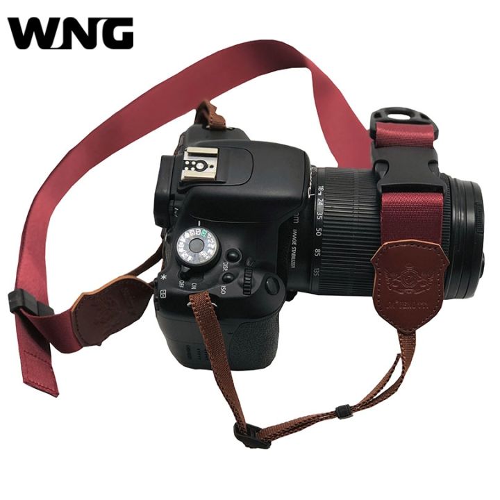 การขาย-สายคล้องกล้องคอไหล่-dslr-พร้อมสายรัดไนลอนสำหรับกล้องดิจิตอล-canon-nikon-sony-slr-กล้อง5สี-dslr-universal