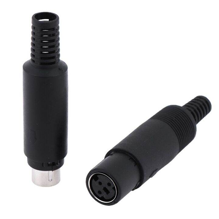 Mini DIN Plug Socket Connector 3/4/5/6/7/8 PIN Chassis Cable Mount Male