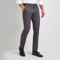 Cotton A Flat-front Wrinkle-resistant Dressy Graphite