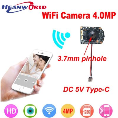 Heanworld HD Small WiFi Camera Mini DC 5V USB Power Port 1080P Indoor Security Camera Mic Mobile Phone Remote Surveillance Cam Household Security Syst