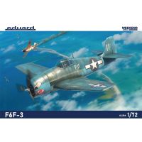 ซุปเปอร์แบบทหาร √ Eduard/ Eduard ชุดประกอบโมเดล1/72 F6F-3นักสู้ Hellcat สุดสัปดาห์7457