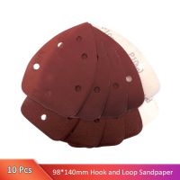 【LZ】♘❄◈  10pcs 140x98 Self-adhesive Sandpaper Triangle Sander Paper Hook Loop Sanding Disc Abrasive Tools For Polishing Grit 40-1000