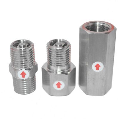 1/4" 1/2“ BSP Male Female Thread 304 Stainless Steel Sanitary Check Valve One Way Non-return Valve Clamps