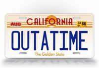 【YF】㍿✵  SignsAndTagsOnline Outatime Tag Back to The Movie Delorean License Plate