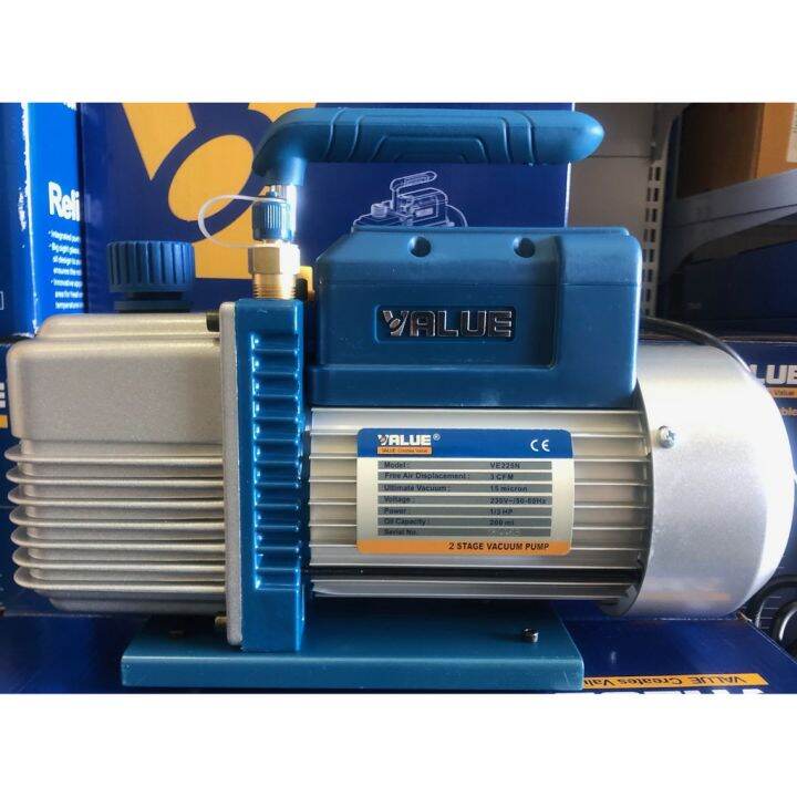 เครื่องแว็คคั่มVALUE VE115N Single Stage Vacuum Pump Lazada.co.th