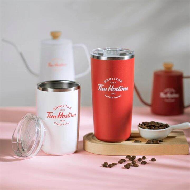 Tims Coffee Cup Tim Hortons Classic Maple Leaf Red White Pour Pot With
