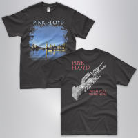 เสื้อยืดคุณภาพเยี่ยมวงดนตรีชายเสื้อ Pink Floyd WISH U อยู่ที่นี่ VINTAGE ROCK Metal band Tees แขนสั้นสีดำ grap