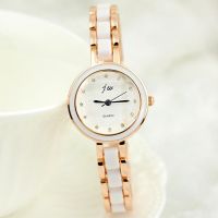 JW Korean fashion diamond-encrusted ceramic watch classic all-match ladies bracelet elegant waterproof female