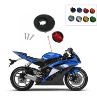 Motorcycle Fuel Tank Cover Cap CNC Aluminum Accessories For Yamaha YZF R1 R6 R6S All Year R3 14-18 R25 15-18 R15 13-14 R125