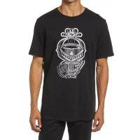 Karl Lagerfeld graphic cotton O-neck T-shirt for men