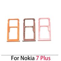 For Nokia 7 / 7 Plus SIM Card Tray Slot Holder Adapter Socket Repair Parts USB Hubs