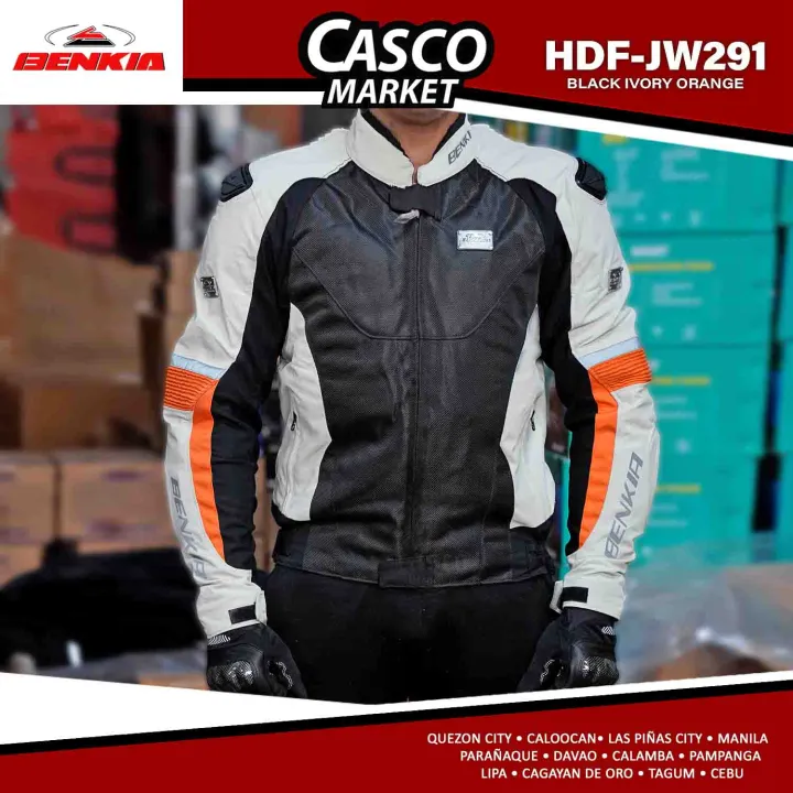 BENKIA HDF JW291 SAFETY GEAR MOTORCYCLE RIDING JACKET FOR MEN'S