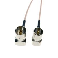 RG316 IEC MALE Right Angle to TV IEC female 90 Degree 50 Ohm RF Coax Extension Cable Pigtail Coaxial