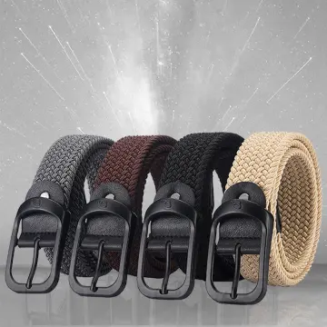 Wholesale Canvas Men Belt Double Pin Buckle Waistband Men Male Canvas Belts  Fashion Belts