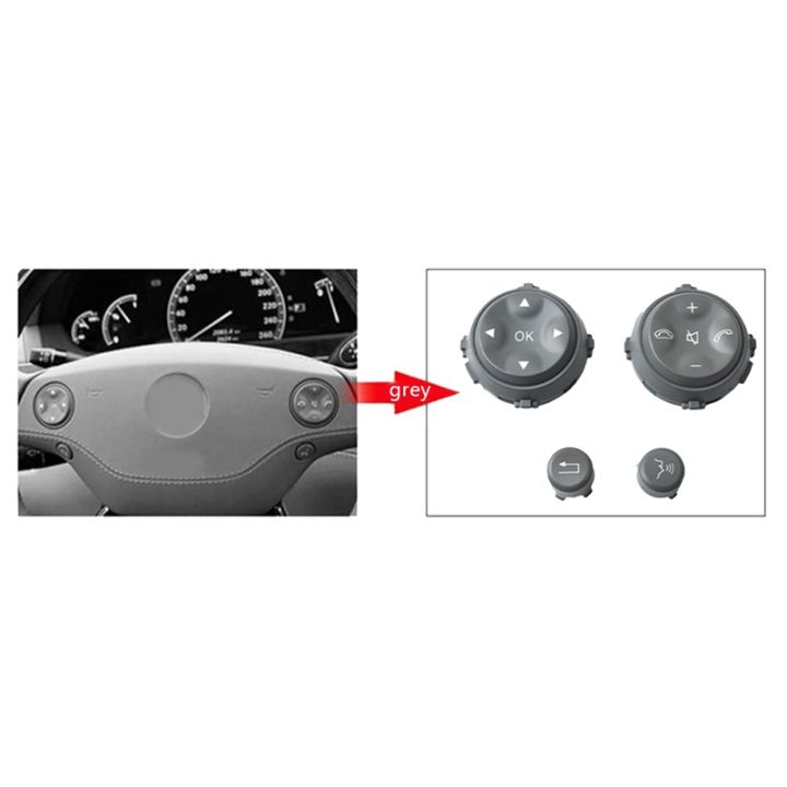 for-car-multifunction-steering-wheel-button-for-mercedes-for-benz-w221-s-class-s280-s300-s350-s400-grey