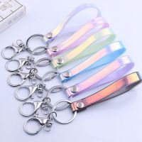 1PC Fashion PU Keychain Lobster Clasp Key Chain For Men Women Gifts Car Key Strap KeyChains Keyrings 6 Colors Key Chains