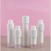 【hot】 15/30/50ML Bottles Refillable AS Plastic Sub-Bottling Facial Airless Bottle