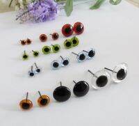 50pcs new 13/14/15/16/17/19/20/22/24mm glass toy eyes with pin for diy handcraft findings red/clear/coffee/black/-color option Screw Nut Drivers