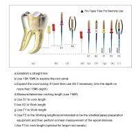 PUANIB 6ชิ้นแพ็คทันตกรรมความร้อนเปิดใช้งานรากคลองไฟล์ SX-F3 25มิลลิเมตรทันตแพทย์เครื่องมือสามารถโค้งงอสำหรับเตรียมรากการรักษาคลอง Kino