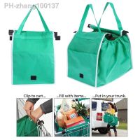 Supermarket Shopping Bag Eco Friendly Trolley Tote Thicken Cart Bags Large Capacity Handbag Foldable Reusable Women Cart Bag