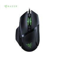 Razer Basilisk V2เมาส์สำหรับเล่นเกมส์เซ็นเซอร์ DPI ออปติคอล20000ตัวเซ็นเซอร์โครมาแสง RGB สามารถปรับแต่งความต้านทานการเลื่อนเมาส์มือขวาได้