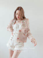 &amp;lt;พร้อมส่งกางเกง&amp;gt; [ สินค้าลิขสิทธิ์แท้ ] Iris Boutique IC018-IP1001 Poppy Blazer เสื้อผ้าผู้หญิง เสื้อเบลเซอร์