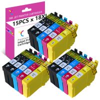 【Itian Pavilion】 YC 15-Pack สำหรับ Epson 18XL ตลับหมึก Remplacement XP-202 XP-205 XP-212 XP-302 XP-305 XP-315 XP-402 XP-405 XP-412 XP-415