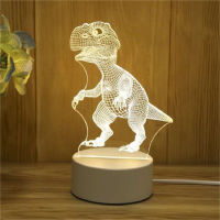 Creative 3D Night Light Acrylic Desktop Nightlight Boys and Girls Holiday Gift Decorative Night Lamp Bedroom Bedside Table Lamp