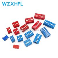 10PCS Red, Toggle Switch Spacing 2.54MM DIP Dial The Code Switch 1 2 3 4 5 6 7 8 9 10 12 PIN Quick Switch WATTY Electronics