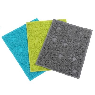 [pets baby] Cat Litter Mat PVCNon-Slip Cat Mat Trapper Matfor Cat Bed PadCleaning Pet Mat 30x40CM