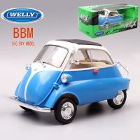 1:18 BMW ไข่ Isetta แบบดั้งเดิมเครื่องประดับรถคลาสสิกโมเดลรถโลหะผสมของขวัญแบบคงที่ของสะสม