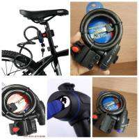 TONYON BIKE BICYCLE SECURITY LOCK สลิงล๊อคจักรยาน มอเตอร์ไซด์ บ้าน ใช้กุญแจแบบแบนขันคลายล๊อค TY-588E