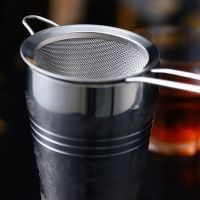 * Stainless Steel Fine Mesh Conical tail Filter Sieve for Removing Juice Julep Strainer Kitchen Bar Tool