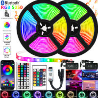 5M-20M LED Strip Lights Bluetooth Alexa Smart Control Luces RGB 5050 DC 12V5V Light Flexible Tape For Home Festival Backlight