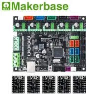 Makerbase อะไหล่เครื่องพิมพ์3d Gen_l 2.1บอร์ดคอนโทรลการสนับสนุน Tmc2209 2208โหมด Uart Gen L