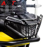 2023ขายร้อนสำหรับ Aprilia TUAREG 660 2020 2021 2022ใหม่ไฟหน้ารถจักรยานยนต์ Protector Grille Guard อะไหล่เลเซอร์โลโก้