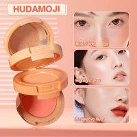 สวย | HUDAMOJI ไฮไลท์แก้มเน้นอายแชโดว์คอนทัวร์เคลือบมุกผงกลิตเตอร์อายแชโดว์สูงกันน้ำไม่ซีดจางง่ายเครื่องสำอางจำพวกแป้งสีทาแก้มสามชั้น